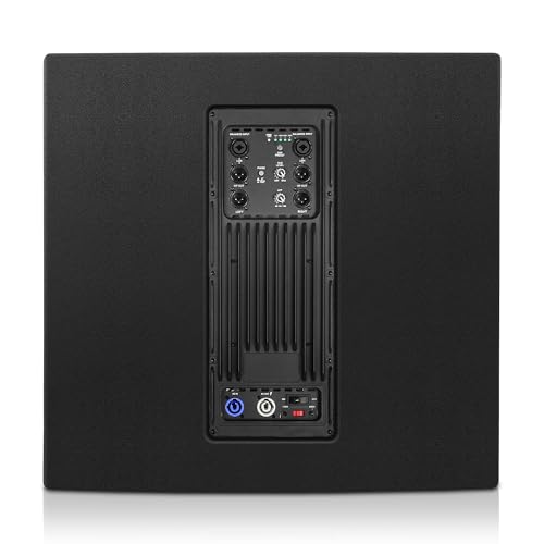 Image of Sound Town CARME Series 1600W 18 inch Powered Subwoofer with DSP, LPF, Birch Plywood, Black (CARME-18SPW)