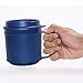 Rehabilitation Advantage Insulated Plastic Mug with Tumbler Lid (8oz), Blue, Non-Weighted