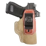 Desantis Transit IWB Leather Gun Holster - Fits Glock 26/27/33 & More