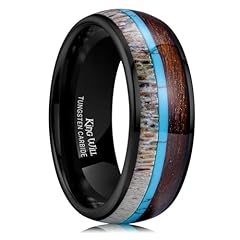 Antler&Turquoise&Burl Wood