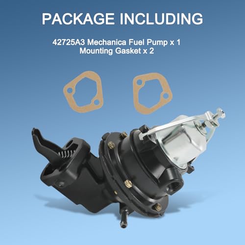 CARMOCAR Fuel Pump Mechanical 8M0073435 replacement for Mercruiser Mercury 120 165 170 180 190 2.5L 3.0L 3.7L,replacement for Volvo Penta OMC 3.0L 181 1995-2001 18-7282 9-35422 509407 3854858