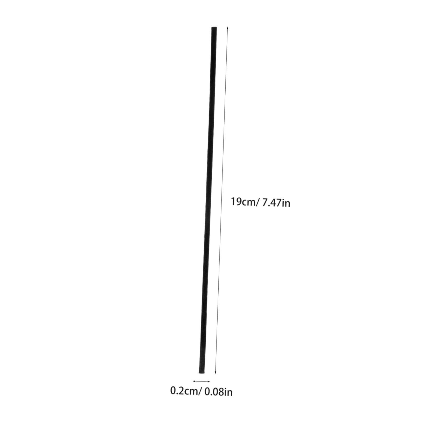 ARTIBETTER 100pcs Fiber Diffuser Sticks Black Sticks for Scent Diffuser Refill Optimal Fragrance Dispersal for Home and Relaxation