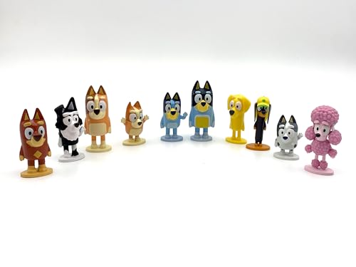 Bluey My Busy Books - Storybook, 10 figurines, playmat