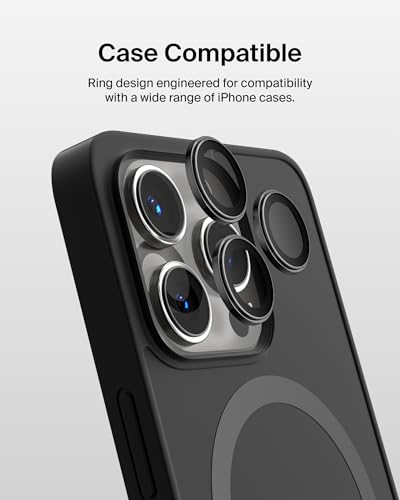 Image of Belkin Tempered Glass Camera Lens Protector for Apple iPhone 15 Pro, 15 Pro Max - Case-Compatible Tempered Glass Lens Cover, Apple iPhone Accessories - 2-pack