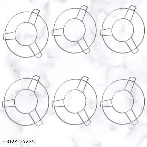 Image of Urban Elegance Stainless Steel Trivet Hot Mat Stand Pack of 6