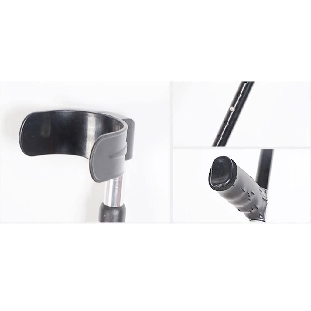 GCX- Muletas de Codo de Aluminio Muletas de Codo Muletas de Codo Muletas Ajustables en Altura Muletas de Codo Juego de Dos Firma