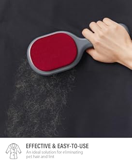 VASSON Double-Sided Lint Brushes, Classic Velvet Brush for Furniture and Clothing, Ideal for Pet Hair Removal