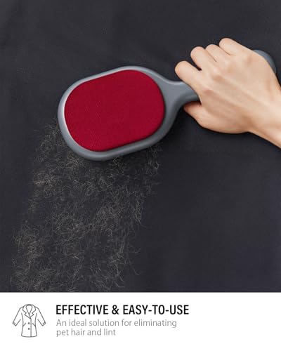 VASSON Double-Sided Lint Brushes, Classic Velvet Brush for Furniture and Clothing, Ideal for Pet Hair Removal