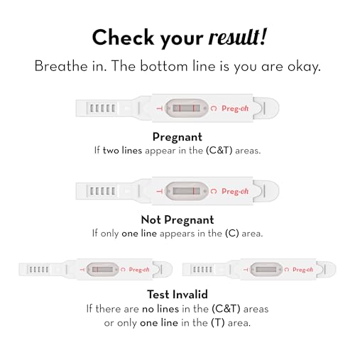 Image of Plush Preg-Oh! Midstream Pregnancy Kit Test for Women | Single Step Hygienic Testing Process | 3 Individually Sealed Tests with Manual | 99% Accuracy x Pack of 5