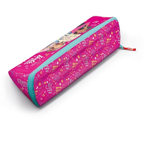 Maped Astuccio Scuola Adolescente - Astuccio Reversibile - Design Barbie - 1 Scomparto - Durevole E Spazioso, Multicolore, Con Cerniera - 4