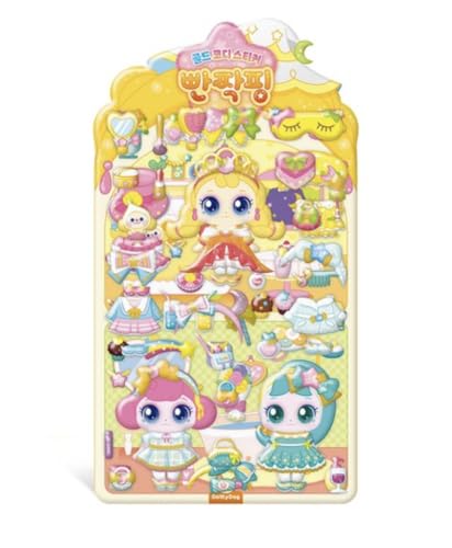 Catch Teenieping Gold Dress-Up Puffy Sticker Set – Sweetping |