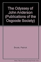 The Odyssey of John Anderson 080205840X Book Cover