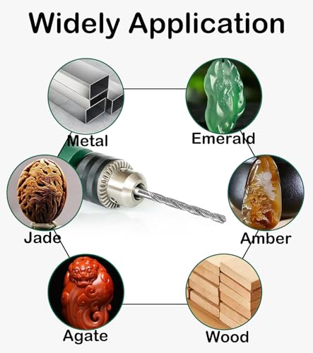 TAKONE 8 Stück Diamantbohrer Set - 0.8mm bis 3.0mm Diamant Bohrer & Steinbohrer für Glas, Fliesen, Metall, Muscheln, Jade, Perlen & Schmuckherstellung