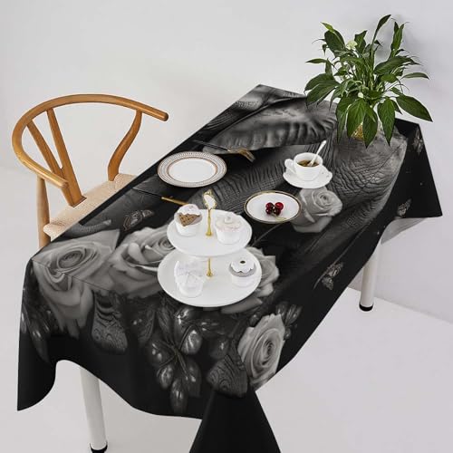 Nappe lin résistante aux taches 140x140 cm pour protéger votre table - 3