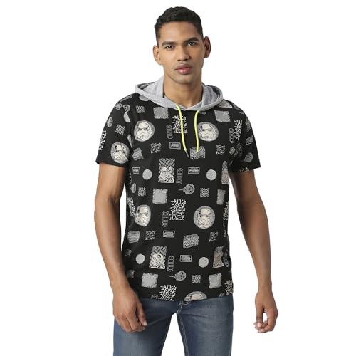 Pepe Jeans Men's Regular Fit T-Shirt (PM509089_Black