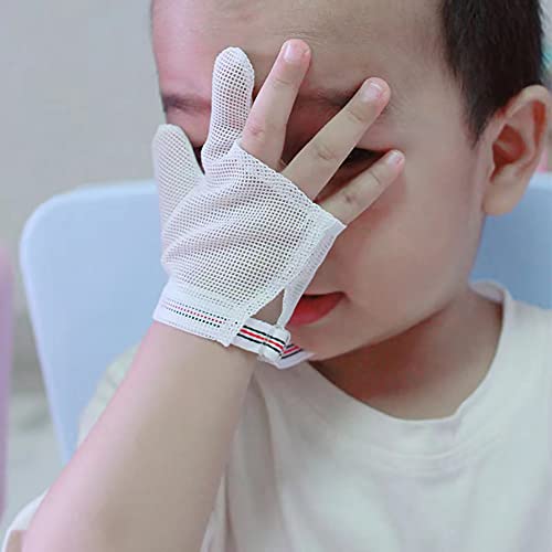 Thumb Sucking Stop For Kids Comfortable And Breathable Thumb Sucking Guard Kids Finger Guard Stop Finger Sucking No Scratch Thumb And Fingers Sucking Treatment Kit For Ages 6Months-7Years Old (M) #TOP6