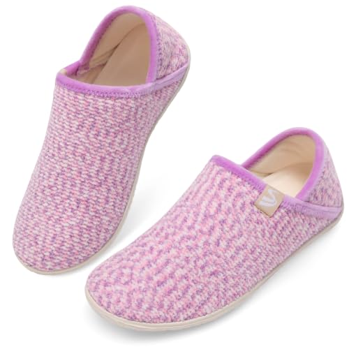 Image of Spesoul Fuzzy House Slippers for Women Men Indoor Closed Back Lightweight Cozy Faux Furry Lining Barefoot House Shoes Slipper Socks for Bedroom Home Office Yoga Outdoor Walking Shoes