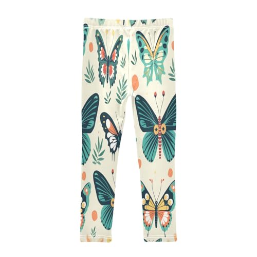 Toddler Girls Leggings Printed Yoga Pants Leggings Grren Butterfly for Kids2