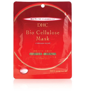 DHC Bio Cellulose Mask 2 pack, Soothing Gel Sheet Mask, Hydrates, Brightens, Ideal for All Skin Types, 1 Mask