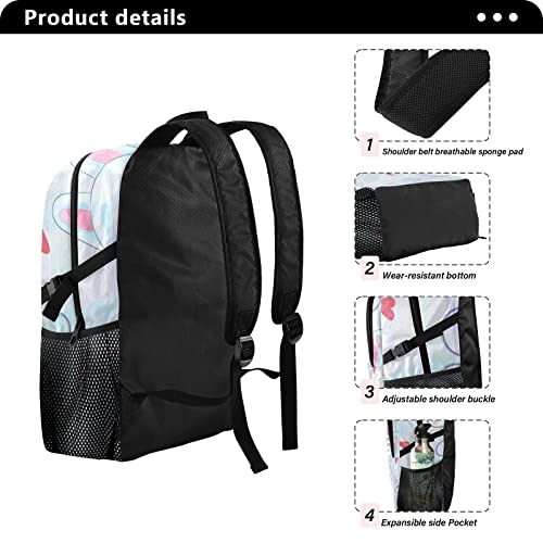 Cartable étanche pour voyage et école avec illustration lapin - 2