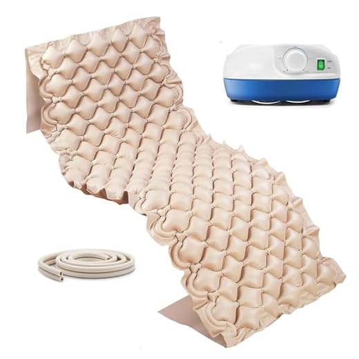GOVITA - Materasso Antidecubito a bolle d'aria con compressore regolabile a ciclo alternato GOMED MATTRESS 130 Celle Portata 150 Kg Super-silenzioso Kit di riparazione Garanzia Italia 24M