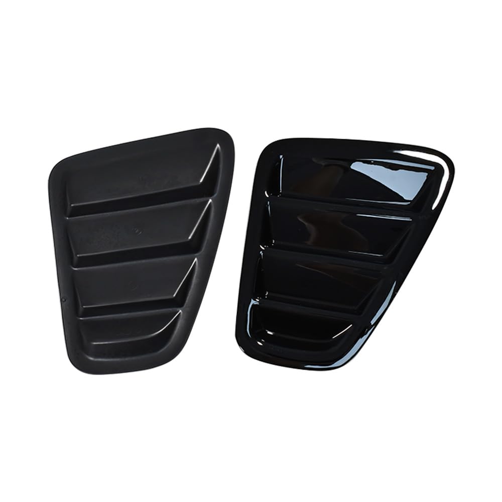 Inserti per luci posteriori con aeratori compatibili con Fiat 500 Abarth 595 695, ventola in ABS effetto carbonio, rivestimento per luci posteriori e pannello decorativo per esterni, accessori per