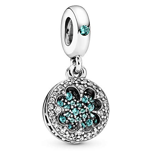 PANDORA Lucky Four Leaf Clover Dangle Charm - Gift for Her - Compatible Moments - With Gift Box - Sterling Silver with Cubic Zirconia & Man-Made Crystals2