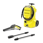 Kärcher K 3 Classic pressure washer, pressure: max. 120 bar, flow rate: 380 l/h, area coverage: 25 m²/h, water filter, weight: 4.2 kg, high-pressure hose and gun, dirt blaster, spray lance