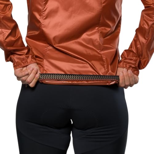 PEARL IZUMI Jaqueta feminina Attack Barrier, leve para proteção contra o vento, zíper bidirecional,