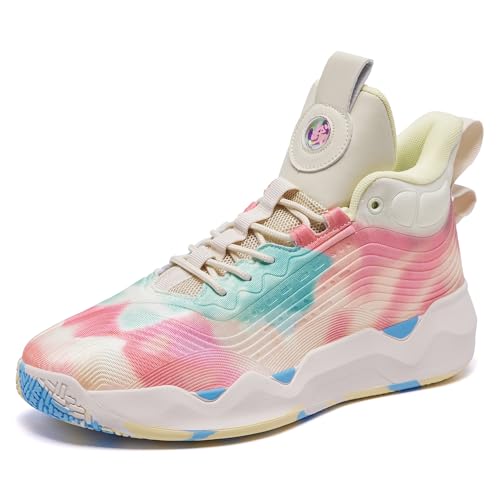Image of Women Men Basketball Shoes Fashion Running Sneakers Colorful Painting Sport Shoe