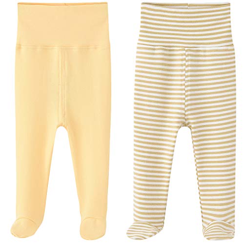 Image of Enfants Chéris 2 Pack Baby Footed Pants Newborn-12 Months