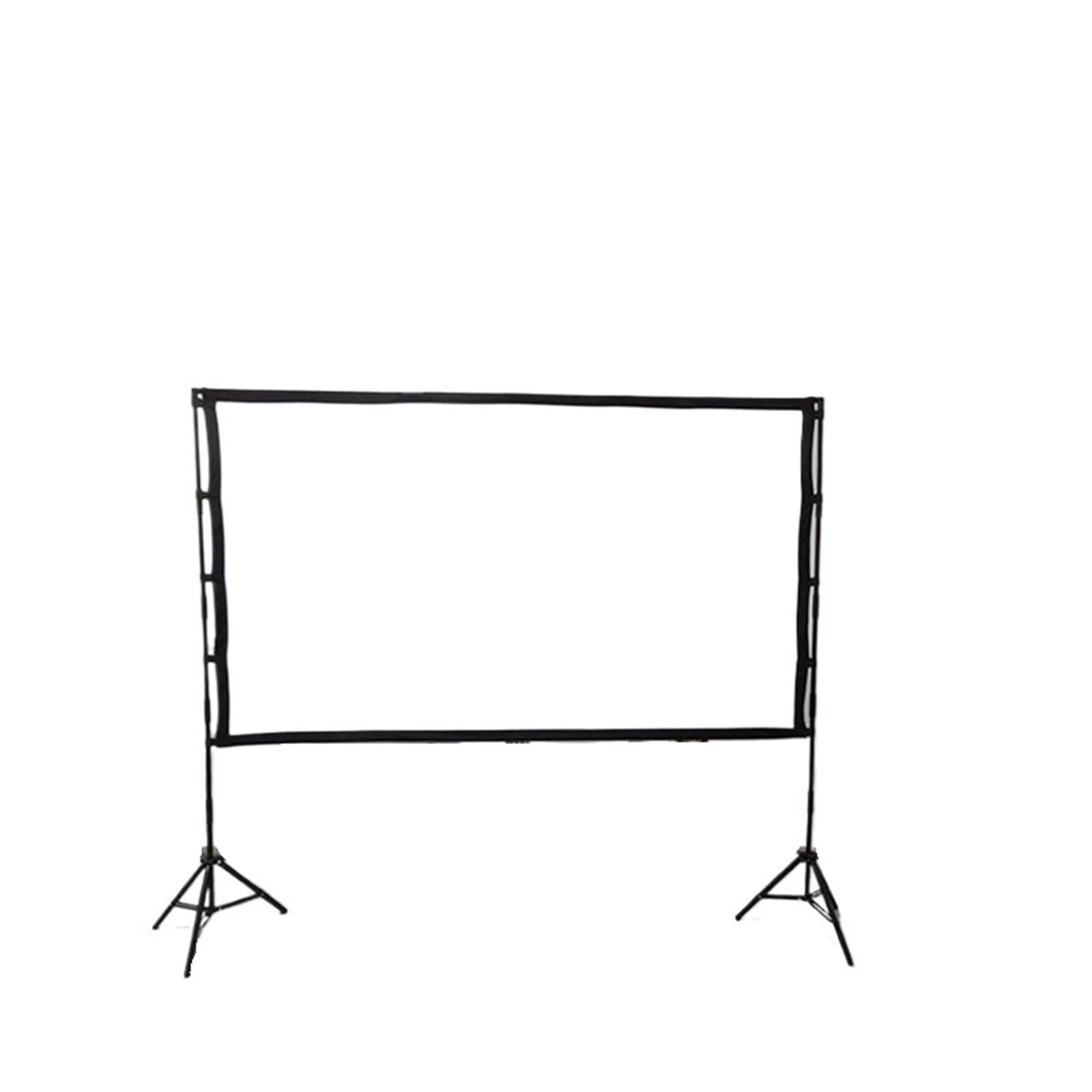 Pantallas de proyección videoproyector Pantalla de proyector con Soporte, Blanco Suave, Menos Arrugas, con Bolsa de Transporte, Pantalla de trípode Doble Plegable para Exteriores(120 Inch)
