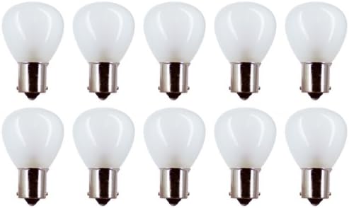 CEC Industries #1139IF (Frosted) Internal Frosted Bulbs, 12.8 V, 13.312 W, BA15s Base, RP-11 shape (Box of 10)