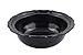 Bon Chef 9062BLK Aluminum Salad Serving Bowl, 2 quart Capacity, 10-1/2" Diameter x 3-1/4" Height, Black (Pack of 3)