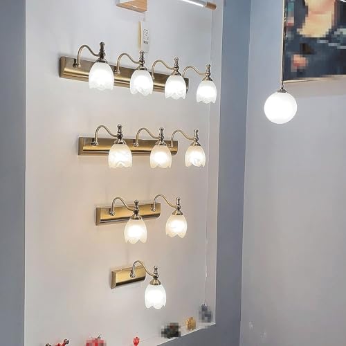 Lámpara de Pared con Luces LED Doradas y Aplique de Cristal 8