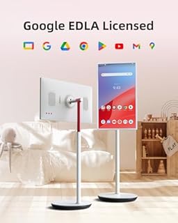 KTC MegPad 32" Smart Portable TV, 4K Touch Screen Portable TV Monitor, Android 13 Google EDLA Certified 8G RAM+128G Storage, Octa-core CPU 9500mAh Battery, Dual 6W Speakers WiFi 6