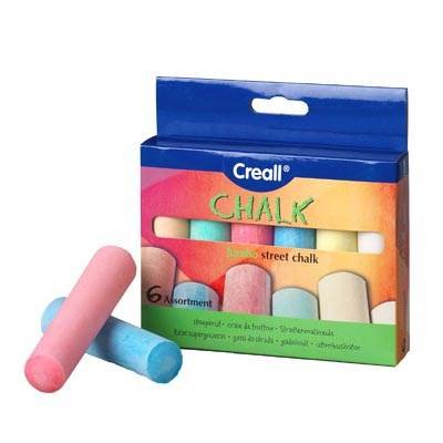 Preisvergleich Produktbild Straßenkreiden 6 Stück