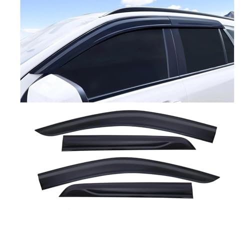 Déflecteur de vitre pour Ford Everest T9 2023 2024 : lot de 4 pièces protections latérales