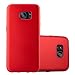 Produktbild Cadorabo Hülle für Samsung Galaxy S7 Edge in METALLIC ROT - Handyhülle aus flexiblem TPU Silikon - Silikonhülle Schutzhülle Ultra Slim Soft Back Cover Case Bumper