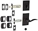 Weslock L7800--H2SL20 Aspen Interior Entry Handle, Black