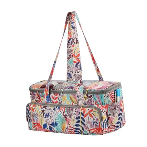Bolsa de almacenamiento de hilo contra enredos para tejedores que viajan