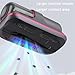 Sleepvac UV Handheld Vacuum by Isterilize, Isterilize Handheld Vacuum, Deep Mattress Cleaner, Dehumidifying Vacuum Cleaner, Deep Cleaning Mattress/Sofas/Hair/Carpets (Gray Red)