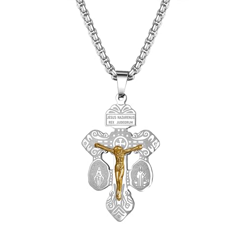 Collier Cruz Del Perdon cadeau spirituel pour baptême et communion