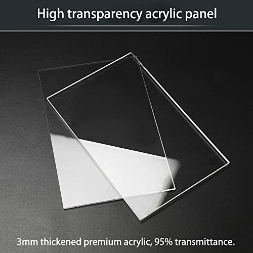 image for DuvinDD Acrylic Display Case for Large Collectibles, 29 inch Tall Clea