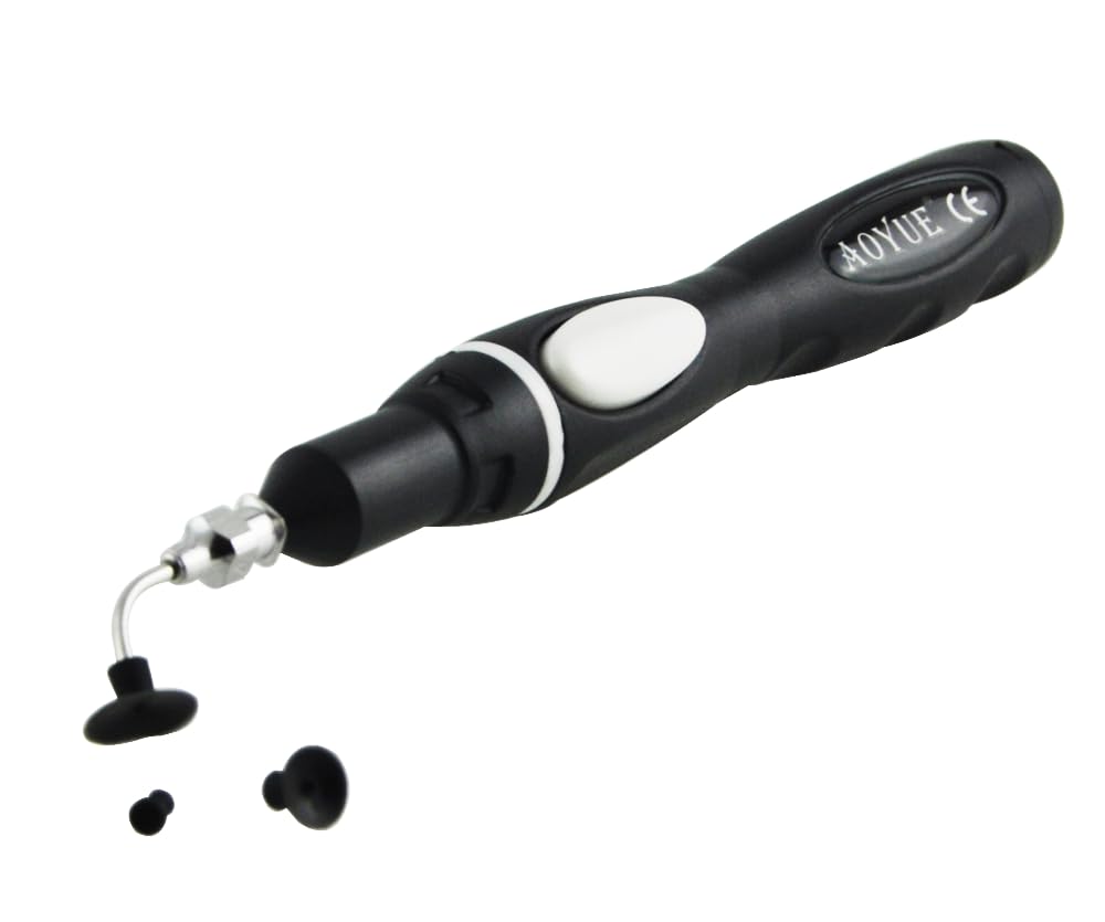 Aoyue Black 939+ Vacuum Pen Suction Pen Smd Component Pickup Tool 3 Suction Pads And For Precision Component Pickup And Placement