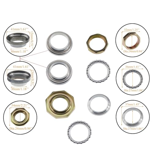 Roulements de tige de direction PW50 pour entretien et restauration de moto - 3