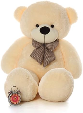 5 feet teddy bear with cap