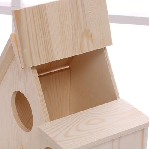 Cabane de nidification résistante aux intempéries en bois de qualité supérieure