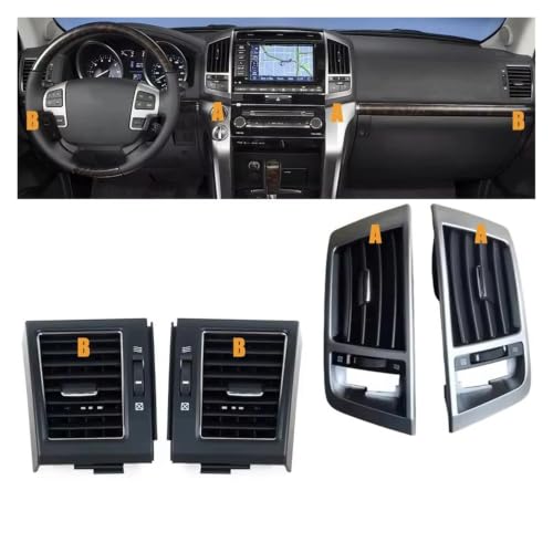 Salida de aire acondicionado izquierda para Toyota Land Cruiser 200 modelo 2008 a 2013 2