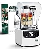 Wantjoin Professional Blender, Commercial Quiet blender...